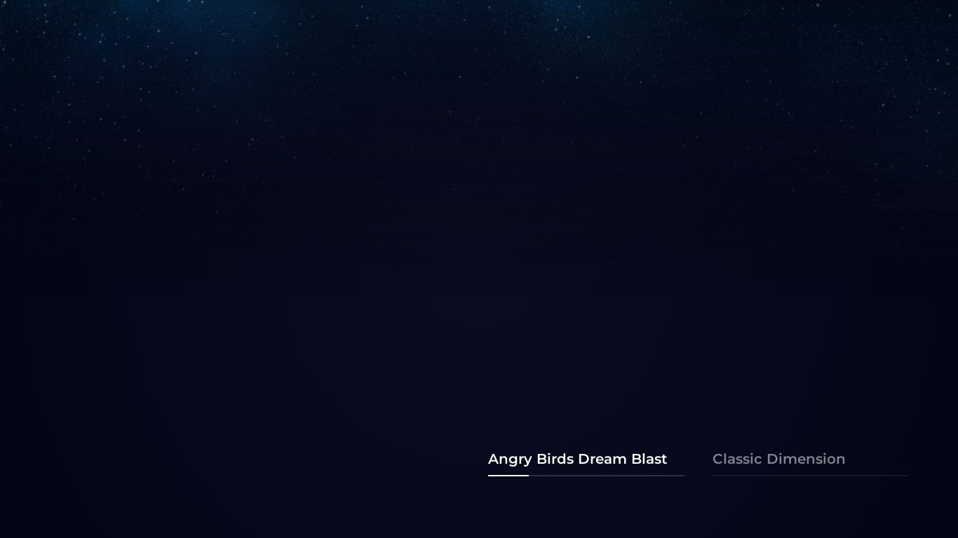 Angry Birds Landing page