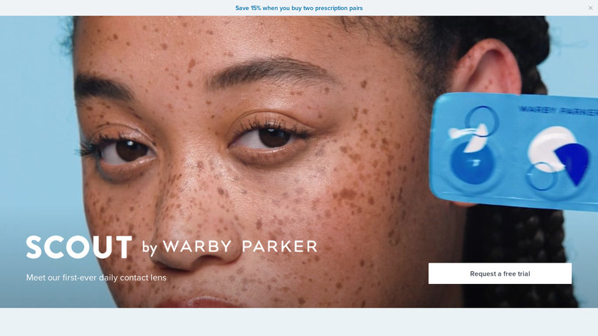 Scout by Warby Parker Landing Page