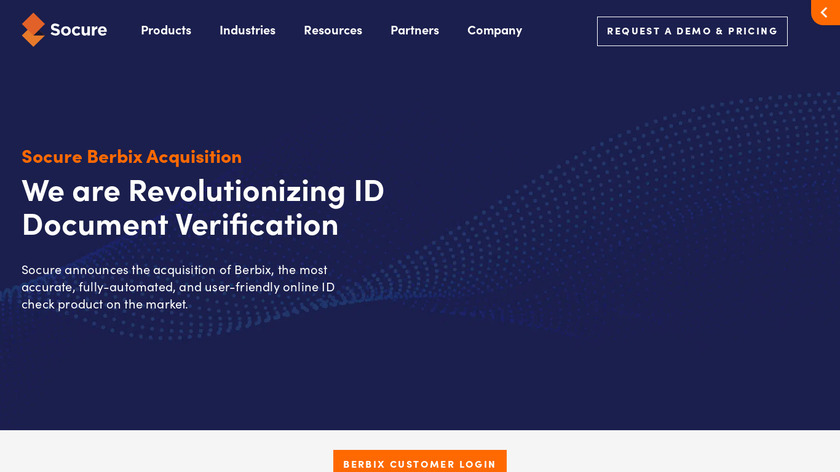 Berbix Landing Page