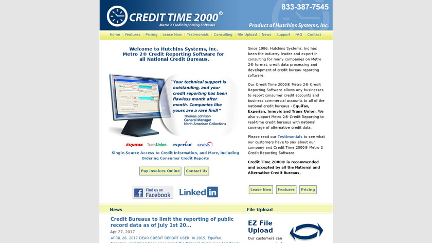 Credit Time 2000 Landing Page