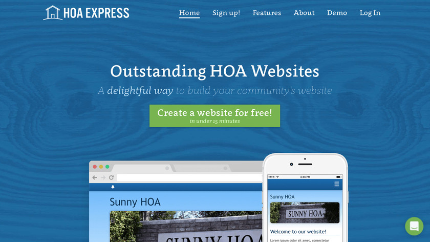 HOA Express Landing Page
