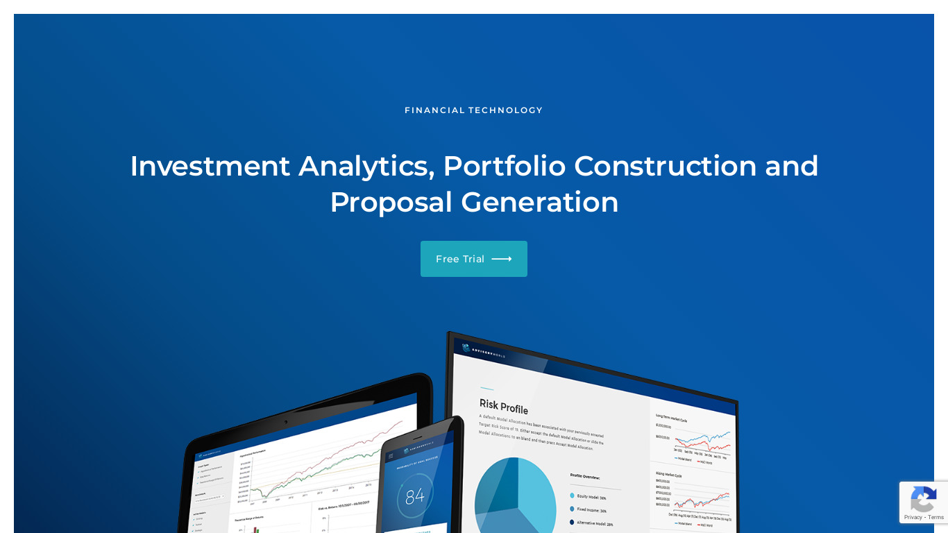 Integrated Capital Engine Landing page