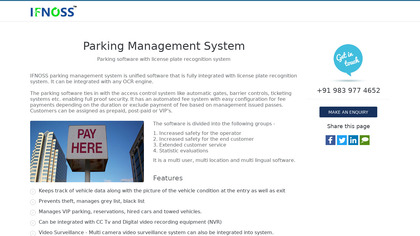 IFNOSS Parking Management System image