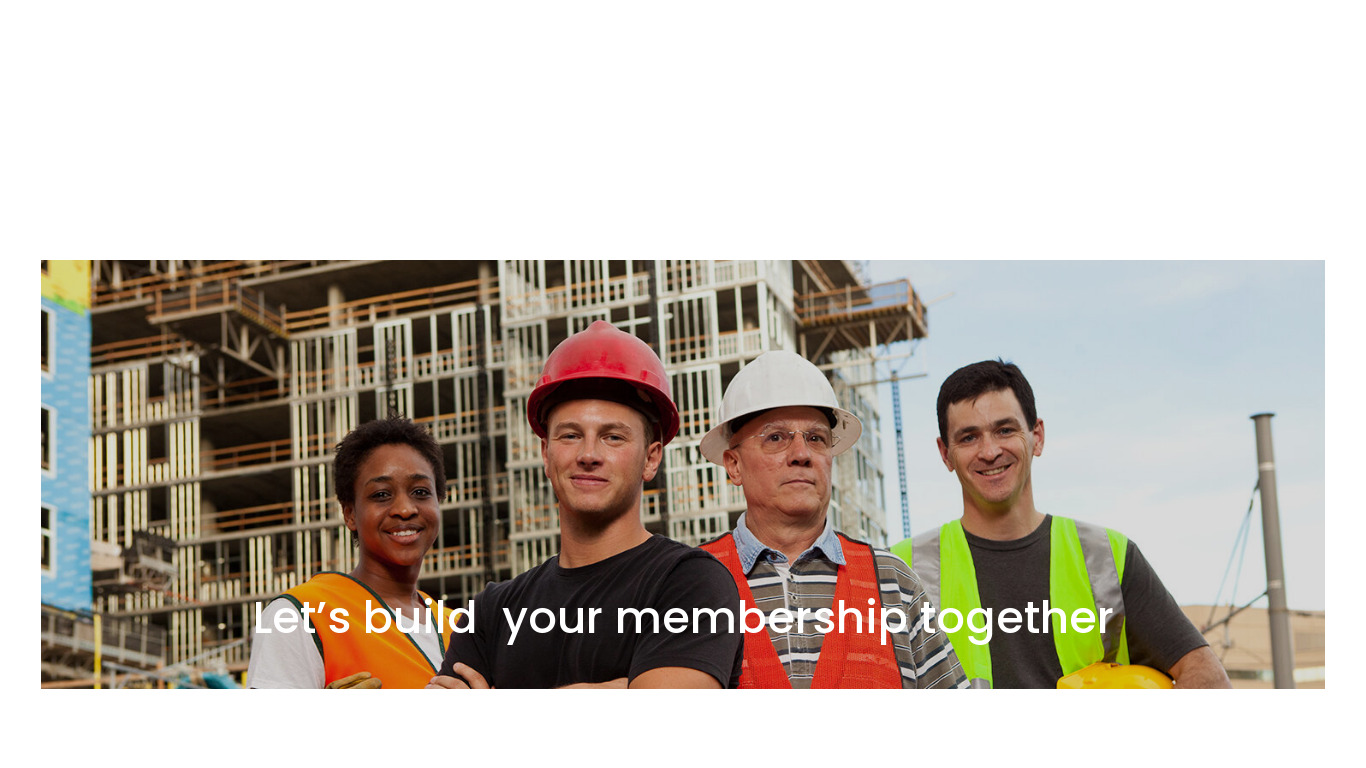 Member Tracking Program Landing page