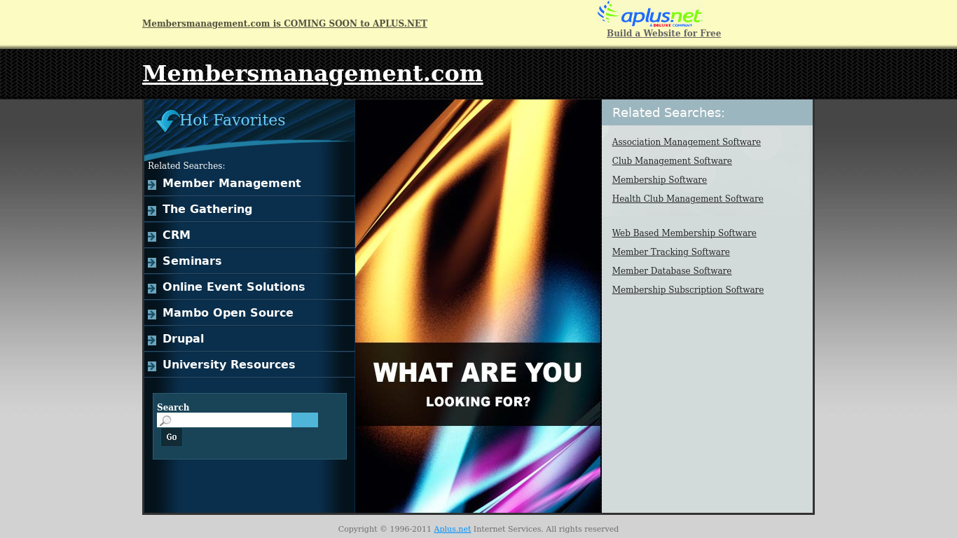 Members Management Landing page