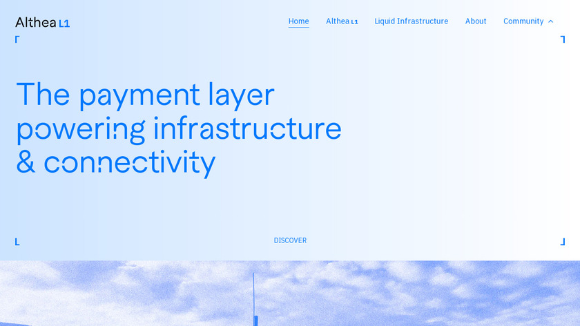 Althea Landing Page