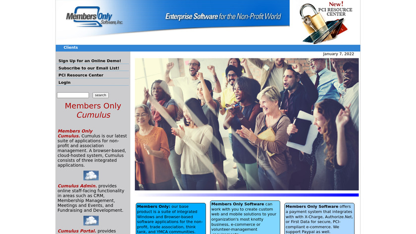 Members Only Landing Page