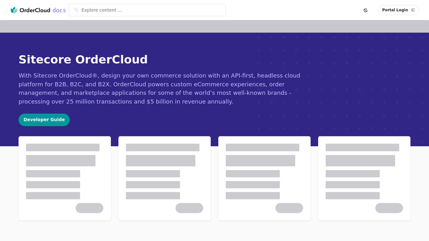OrderCloud Landing Page