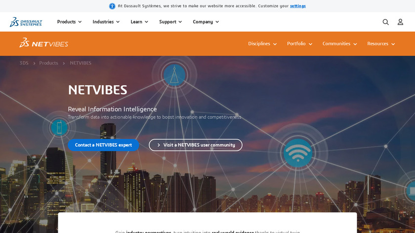 Dassault Exalead Landing Page