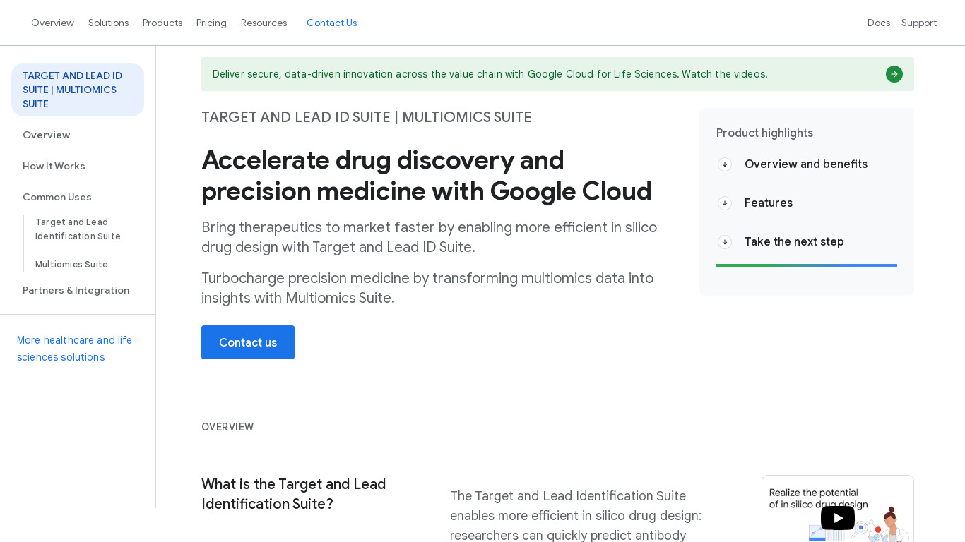 Google Genomics Landing page