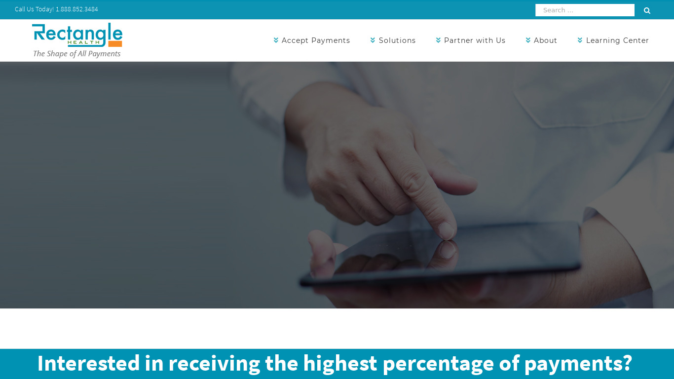 Retriever Medical Dental Payments Landing page