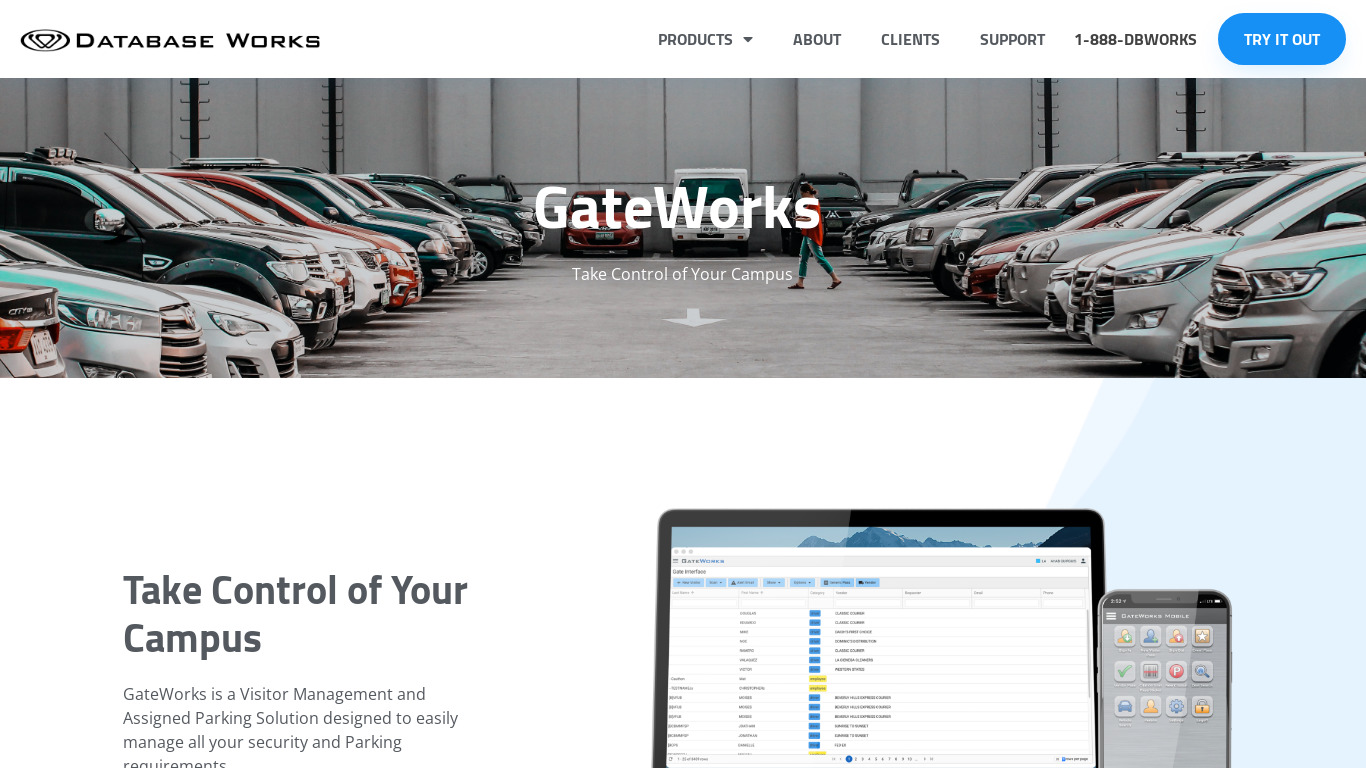 GateWorks Landing page