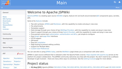 Apache JSPWiki image