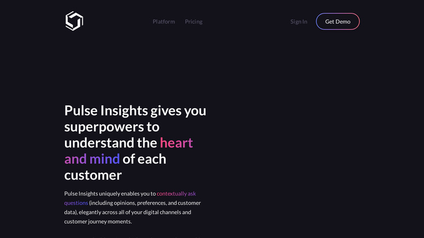 Pulse Insights Landing Page