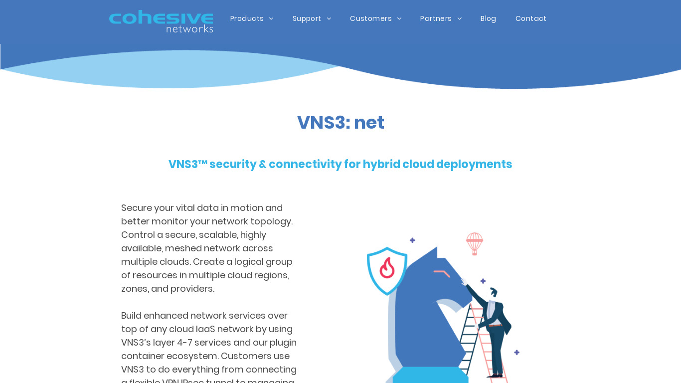 cohesive.net VNS3 Landing page