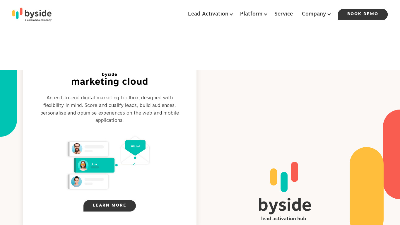 BySide Landing page