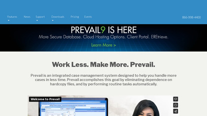 Prevail Case Management System image