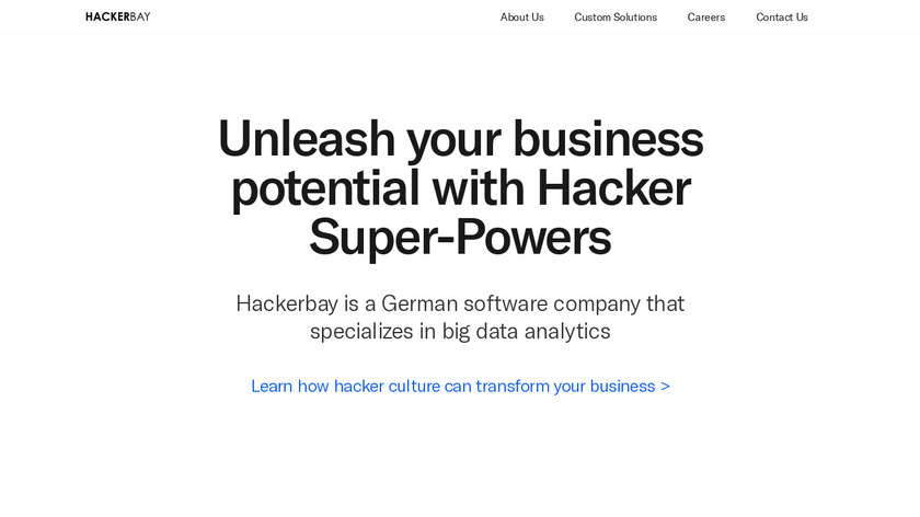 Hackerbay Landing Page