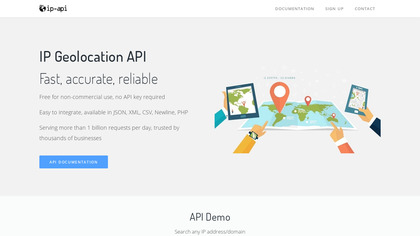 IP-API.com screenshot