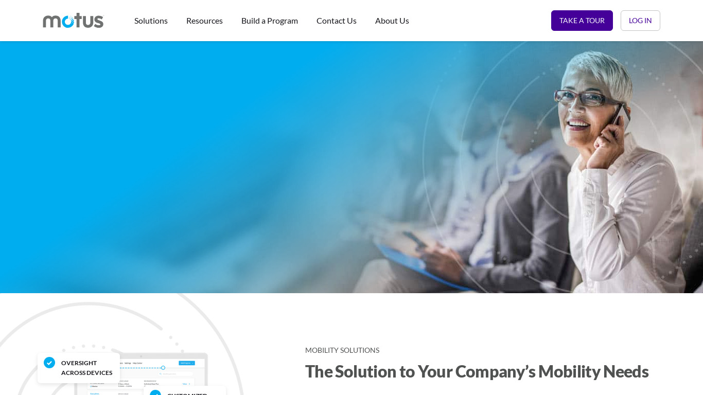 Wireless Tracker Landing page