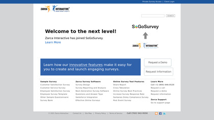 Zarca Survey Software image
