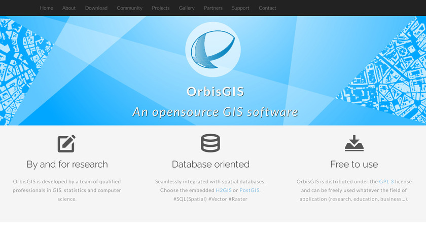 OrbisGIS Landing Page