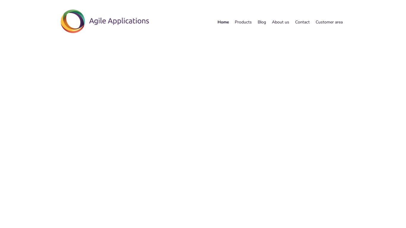 Agile GIS Landing page