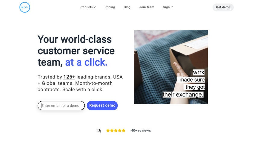 wrrk Landing Page