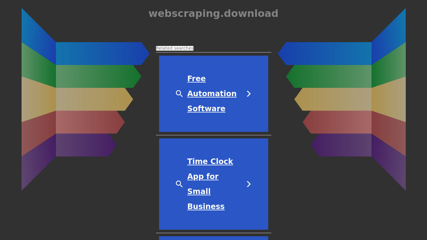 WebScraping.Download Landing page