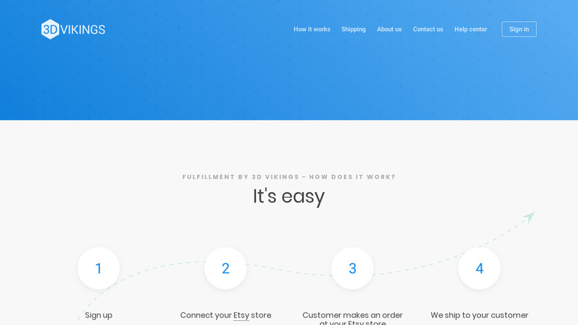 3D Vikings Landing Page