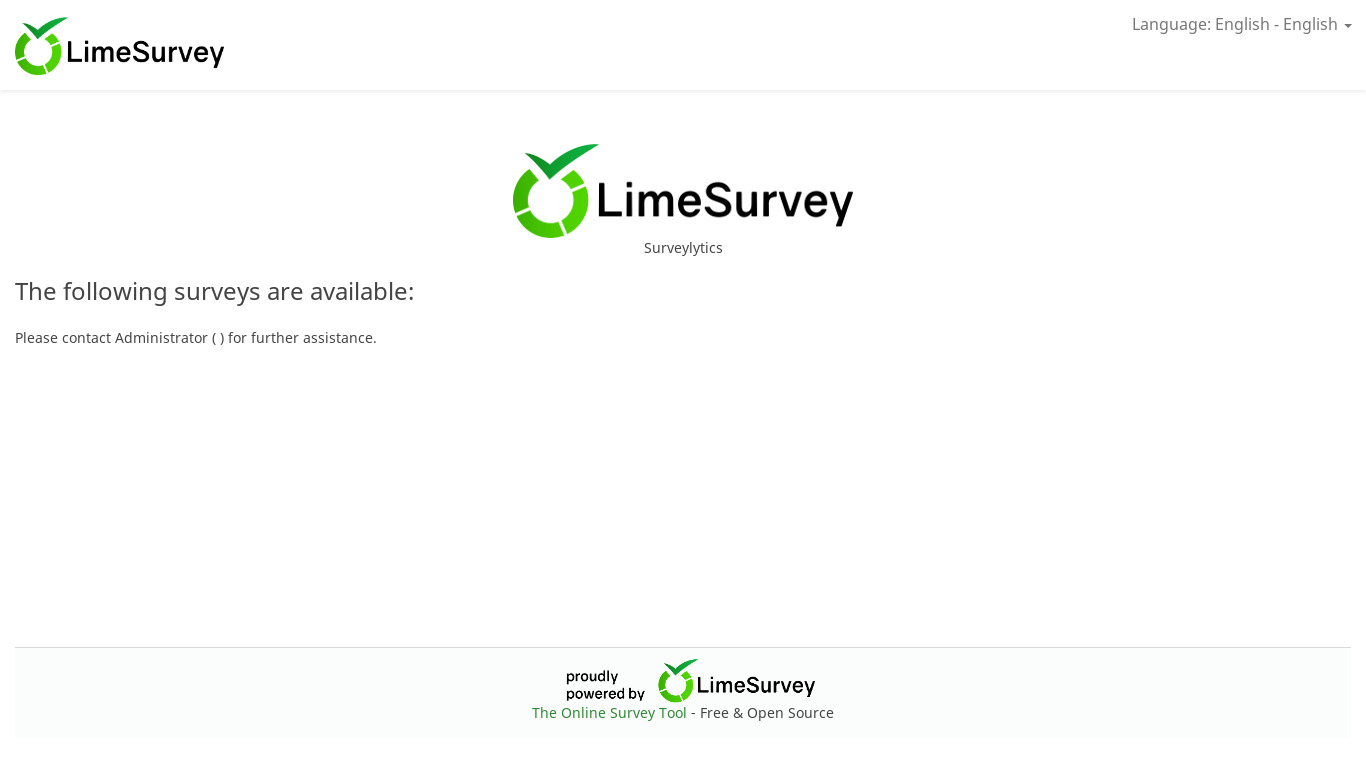 Surveylitics Landing page