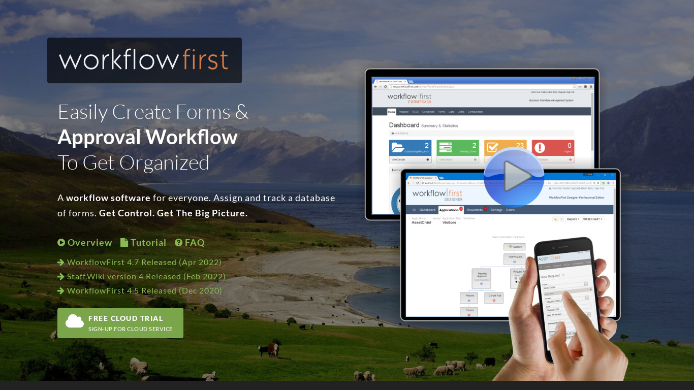 WorkflowFirst Landing page