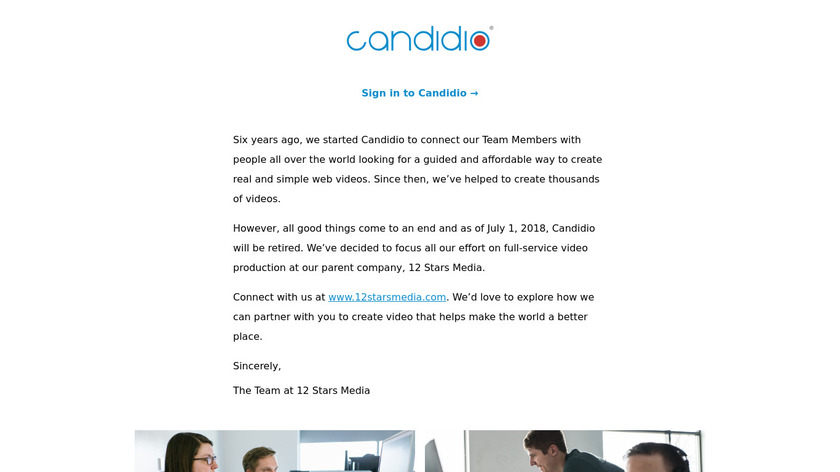 Candidio Landing Page
