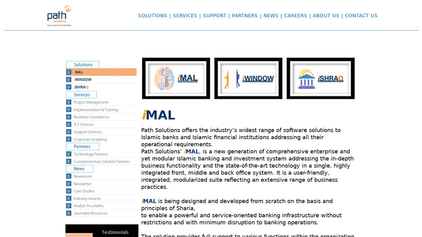 path-solutions.com iMAL Landing Page
