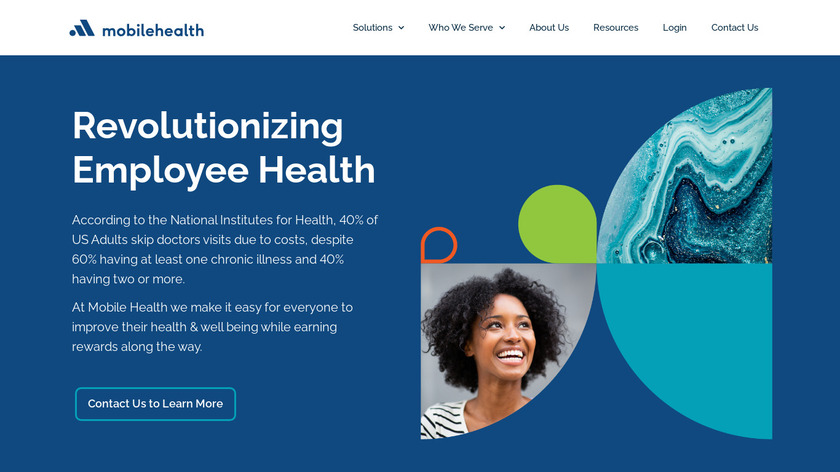 Mobile Health Landing Page