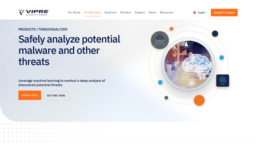 threattrack.com ThreatAnalyzer Landing Page