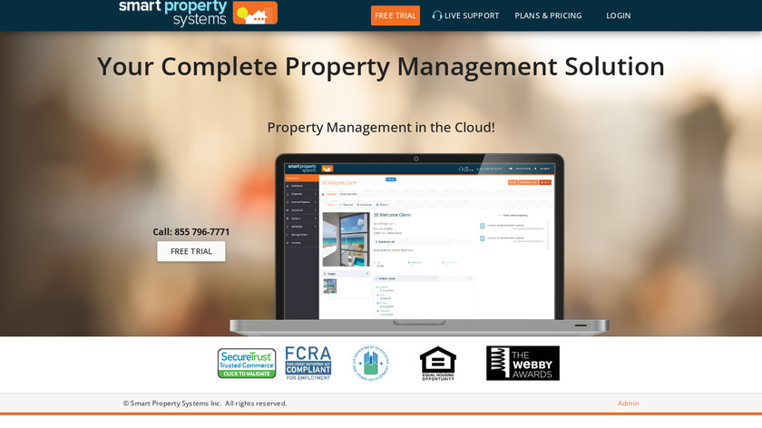 Smart Property Systems Landing Page