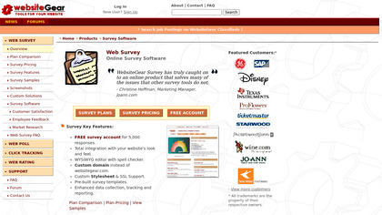 WebsiteGear Web Survey image