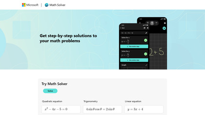 Microsoft Math image