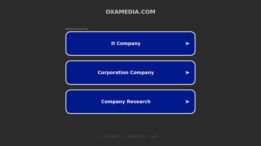 OxaMedia Landing Page