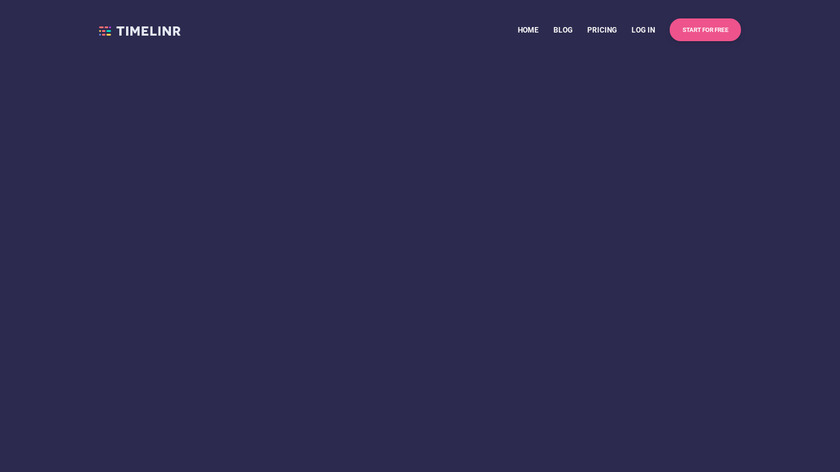 Timelinr Landing Page