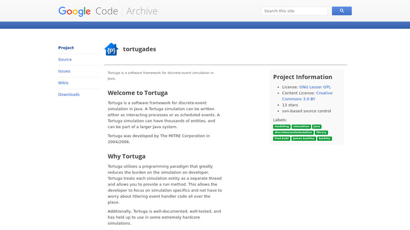 Tortuga Landing Page