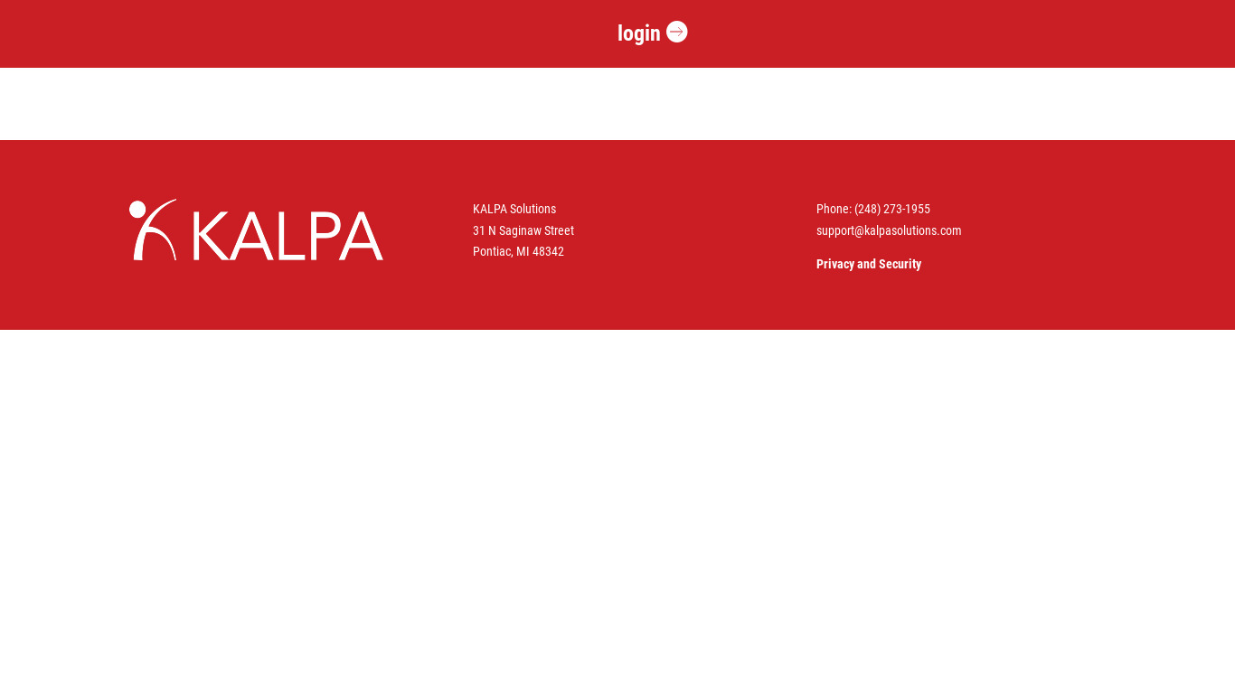 KALPA Landing page