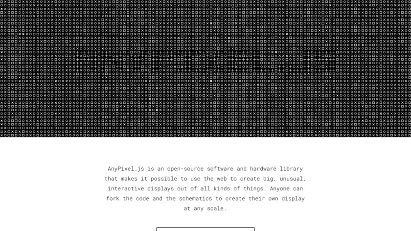 AnyPixels.js Landing Page