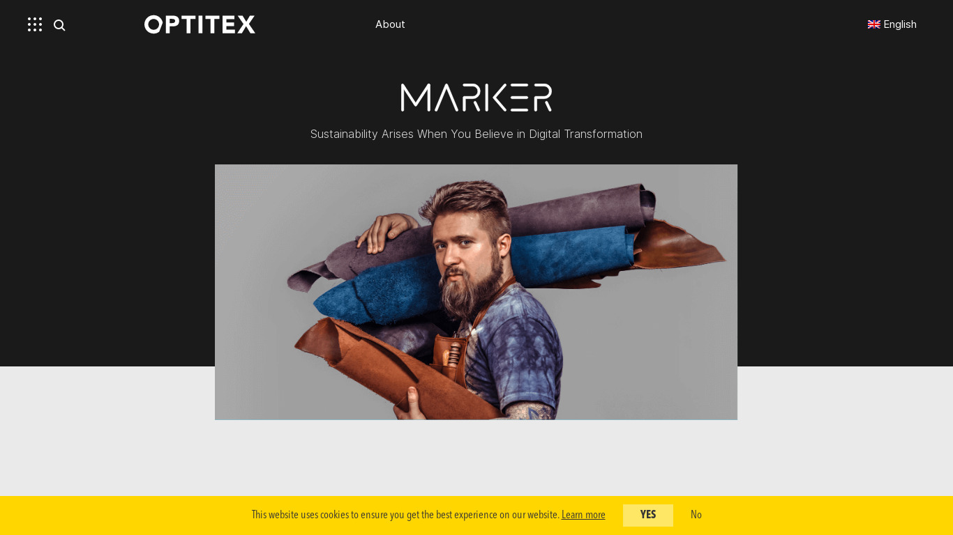 EFI Optitex Marker Making Suite Landing page