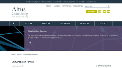 Altus Pension Gateway image