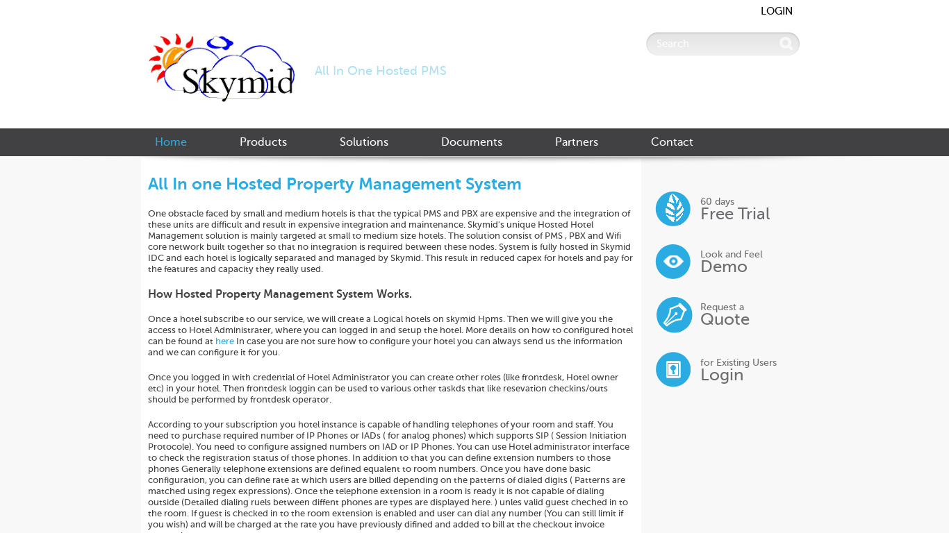 HPMS Landing page