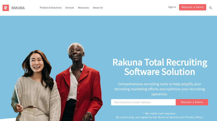 Rakuna Recruit Landing Page