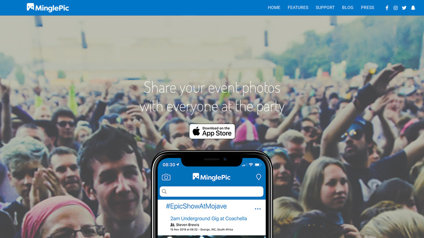 MinglePic Landing Page