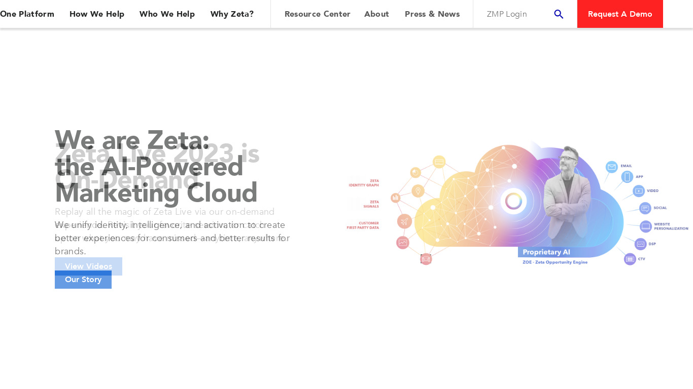 Zeta Global Landing page